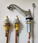 Delta 3595LF-MPU-LHP Cassidy Widespread Bathroom Faucet Pop-up Drain Assemby. Fixed Price $189.97.