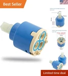 Efficiency-enhanced 35MM Ceramic Faucet Cartridge For Stylish Showers & Sinks. Fixed Price $21.99.