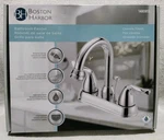 Boston Harbor Chrome Bathroom Faucet Two Handle Mid Arc Spout 1480813. Fixed Price $28.99.