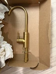 Moen Sip Modern One-handle High Arc Beverage Faucet Brushed Gold (S5530BG). Fixed Price $250.00.