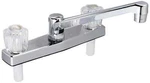 Ez-flo Non-metallic Kitchen Sink Faucet With Handles, Chrome, 10122. Fixed Price $28.98.