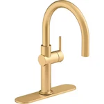 Kohler K-22975-2MB Crue Bar/kitchen Faucet In Vibrant Brushed Moderne Brass. Fixed Price $269.95.