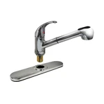 Faucets 77-2115 Low Arc Pull Out,chrome,dominion 45L024. Fixed Price $107.37.