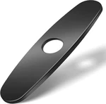 Kitchen Sink Hole Cover, Deck Plate For Faucet- 10 Matte Black. Fixed Price $12.41.