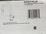 Brizo Odin 64075LF-PCLHP Smarttouch Pull Down Kitchen Faucet,chrome *new*. Fixed Price $335.19.