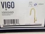 Vigo VG02034 Hart 1.8 Gpm Hole Pull Down Kitchen Faucet - Matte Brushed Gold. Fixed Price $129.97.