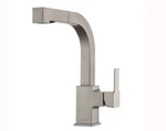 Pfister LG534 Arkitek Single Handle Pull-out Kitchen Faucet, Stainless Steel. Fixed Price $324.58.