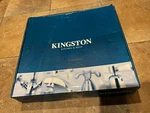 Kingston Brass English Country Kitchen Bridge Faucet With Sprayer KS3271ALBS. Fixed Price $279.99.