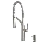 Giagni Marzano PD230-SS Faucet W/ Soap Dispenser Stainless Steel New!. Fixed Price $139.99.