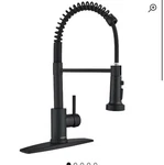 Votamuta QW11412 Kitchen Sink Faucet Pull Down Sprayer With Tap. Fixed Price $32.99.