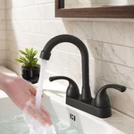Rv Bathroom Sink Faucet Stainless Steel Pipe+pp Plastic Double Handle 2 Hole. Fixed Price $19.49.