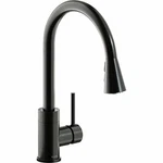 Elkay LKAV3031BK Avado Single Hole Kitchen Faucet, Pull-down Spray, Black Stainl. Fixed Price $144.99.
