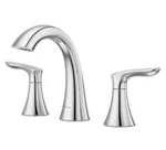 Pfister Weller 2-HANDLE 8" Widespread Bathroom Faucet LG49-WR0C Polished Chrome. Fixed Price $99.99.