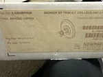 Newport Brass 4-2404BP/08A Aylesbury Antique Cooper Pressure Shower Trim Kit. Fixed Price $285.00.