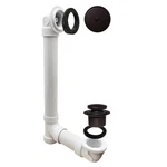 Westbrass Tip-toe Sch. 40 Pvc Bath Waste, One-hole Elbow, Oil Rubbed Bronze. Fixed Price $74.30.