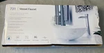 Aurora Sir Faucet 731-C Waterfall Vessel Chrome Handle Bathroom Sink. Fixed Price $15.39.