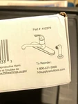 Seasons Single Handle Kitchen Faucet W/ Spray Chrome New. Fixed Price $45.00.