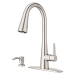 Pfister Barulli Kitchen Faucet With Pull Down Sprayer And Assorted Colors. Fixed Price $184.97.