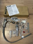 Moen Eva 6400BN Single-handle High-arc Bathroom Faucet Brushed Nickel Drain. Fixed Price $104.51.