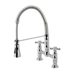 Kingston Brass GS127.AX Heritage 1.8 Gpm Widespread Bridge Pull - Chrome. Fixed Price $432.22.