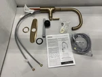 Moen Smyth Pull Down Kitchen Faucet Bronzed Gold Single Handle 7770BZG. Fixed Price $469.99.