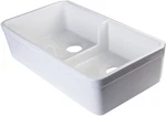 Alfi Brand AB5123 32 Inch Short Wall Double Bowl Fireclay - White. Fixed Price $700.00.