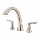 Pfister Weller Tub Filler Faucet RT6-5WRK Brushed Nickel Deck Mounted. Fixed Price $50.96.