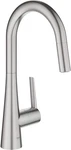 Grohe Zedra Pull-down Kitchen Faucet With Sprayer Supersteel. Fixed Price $320.00.