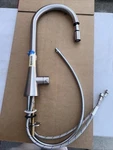 Franke FF2580 Cube Single Handle Kitchen Faucet - Stainless. Fixed Price $120.90.