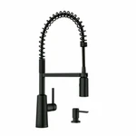 New Moen 87897BL Nori Matte Black One Handle Pulldown Kitchen Faucet. Fixed Price $185.00.