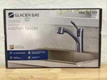 Glacier Bay Mckenna Single Handle Pullout Sprayer Kitchen Faucet Stainless Steel. Fixed Price $39.99.