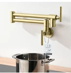 Pot Filler Faucet Wall Mount - 3 Spray Modes, Double Joint Swing Arm. Fixed Price $69.99.