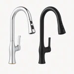 Cincosky High Arc Pull Down Kitchen Faucet Chrome Gunmetal 360 Swivel Sprayer. Fixed Price $59.99.