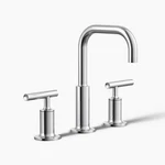 Kohler Purist Widespread Bathroom Faucet 8" Brushed Nickel. Fixed Price $750.00.