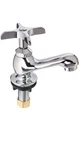 3210-150-CH-B-Z Chrome Single Heavy Duty Basin Faucet With Ceramic Cartridges. Fixed Price $36.00.
