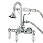 Aqua Vintage Wall Mount Clawfoot Tub Faucet. Fixed Price $419.98.