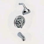 Moen 82603 Adler Tub Shower Faucet Package W/ Valve, 4-SPRAY Head Chrome. Fixed Price $77.14.