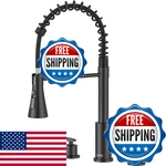 Dayone 4 Kitchen Faucet Matte Black Commercial 3 Sink. Fixed Price $88.19.