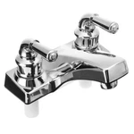 4IN Chrome Basin Sink Faucet Plastic Mixer Tap Bathroom Dual Handles. Fixed Price $16.29.