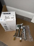 Kohler K-5316-4-BN Refinia Centerset Lavatory Faucet Brushed Nickel. Fixed Price $22.99.