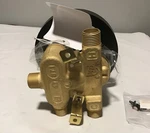 Signature Hardware SH500155G Matte Gold Lever Pressure Balance Shower Valve. Fixed Price $103.00.