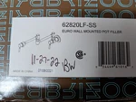 Brizo 62820LF-SS Euro 4 Gpm Wall Mounted Pot Filler Faucet Brilliance Stainless. Fixed Price $799.95.