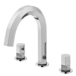 Vigo Hart 9'' Two Handle Threehole Widespread Bathroom Faucet In. Fixed Price $94.50.