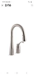 Kohler Simplice 647VS Pull-down Kitchen Faucet 3-FUNCTION Pull-out New Open Box. Fixed Price $389.98.