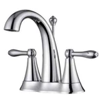 Ultra Faucets Contour 4 " Centerset 2-HANDLE Bathroom With Drain Assembly. Fixed Price $66.20.