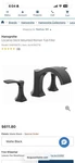 Hansgrohe Locarno 3 Hole Roman Tub Faucet Matte Black New. Fixed Price $291.00.