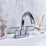 Reliaflo 4" Center Set Lavatory Faucet In Polished Chrome L23844-01. Fixed Price $64.00.