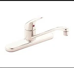 Moen Cleveland Cornerstone Single Handle Kitchen Faucet Chrome CA40512. Fixed Price $45.99.