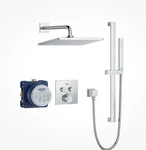 Grohe 1030810000 Rainshower Thermostatic Dual Function Kit Chrome New. Fixed Price $599.99.