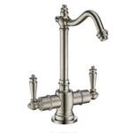 Whitehaus Brushed Nickel Point Of Use Instant Hot/cold Water Faucet WHFH-HC1006. Fixed Price $225.24.
